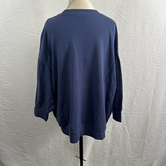 Terra & Sky Women's Puff Sleeve Fashion Sweatshirt nwt - Picture 6 of 9